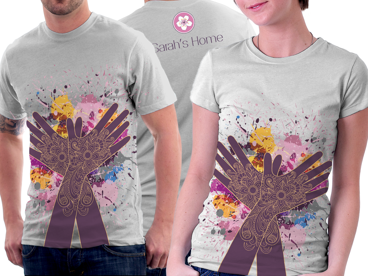 T-shirt Design by dan-D-dan for Sarah''s Home | Design #4349290