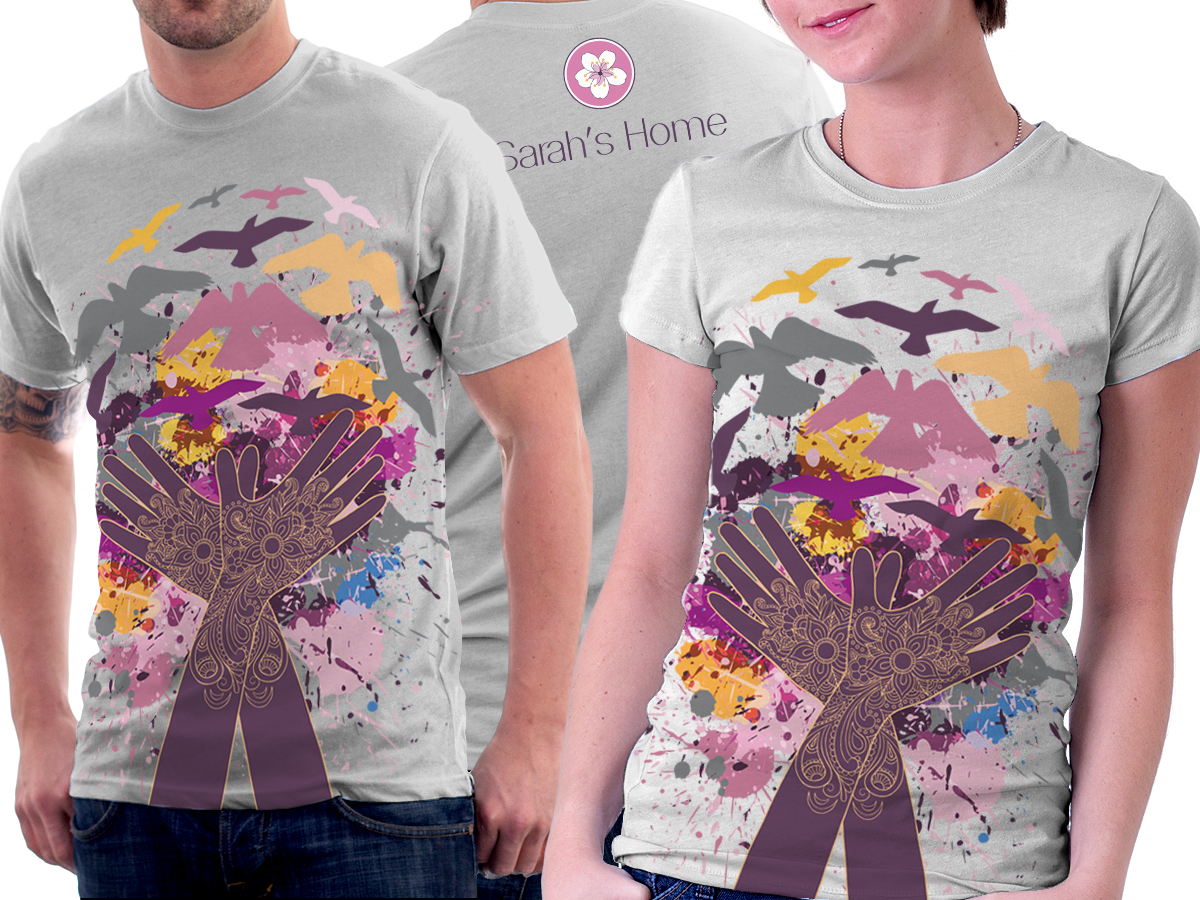 T-shirt Design by dan-D-dan for Sarah''s Home | Design #4350097