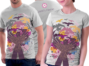 Safe home for girls rescued from human trafficking looking for a T-shirt design | T-shirt Design by dan-D-dan