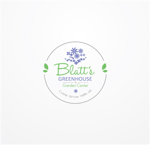 Blatt's Greenhouse & Garden Center | Logo Design by Nalanr cvn