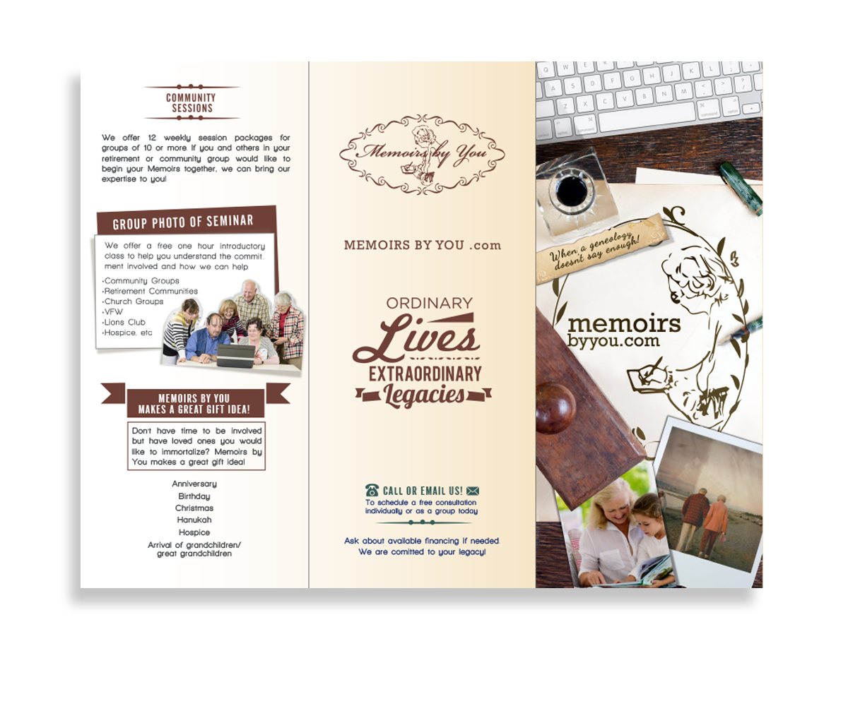 Design de Brochure par apl design solutions pour Memoirs by You | Design #4536311