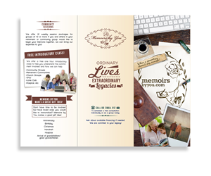 Design de Brochure par apl design solutions pour Memoirs by You | Design : #4544053