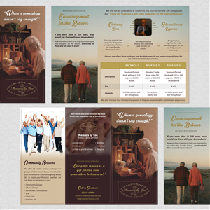 Design de Brochure par Deip designs pour Memoirs by You | Design : #4540839