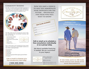 Design de Brochure par Sbss pour Memoirs by You | Design : #4472912