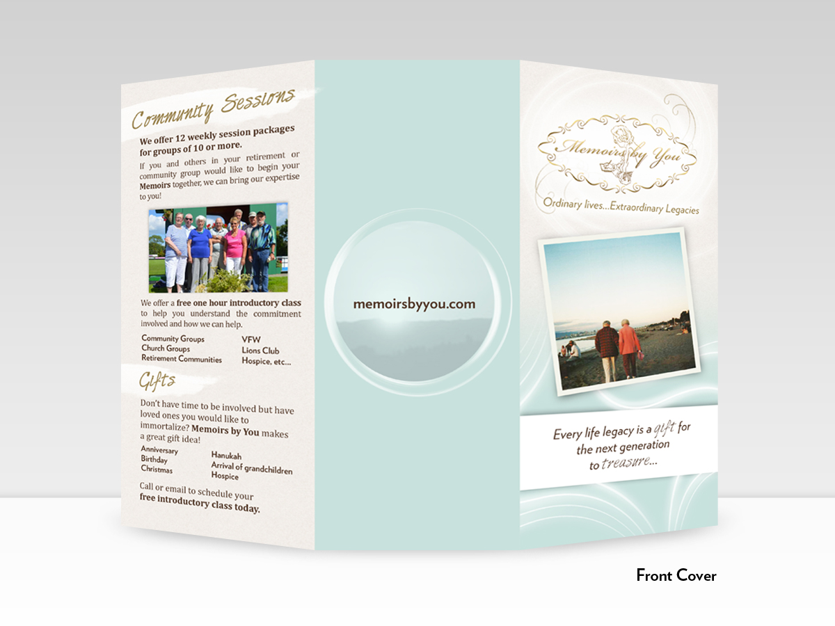 Design de Brochure par Designermilk pour Memoirs by You | Design #4465604