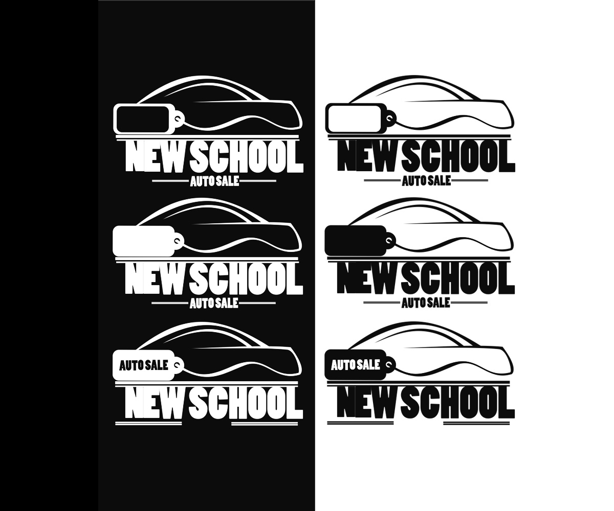 Logo Design by Sebastian94 for New School Auto  | Design #4480520
