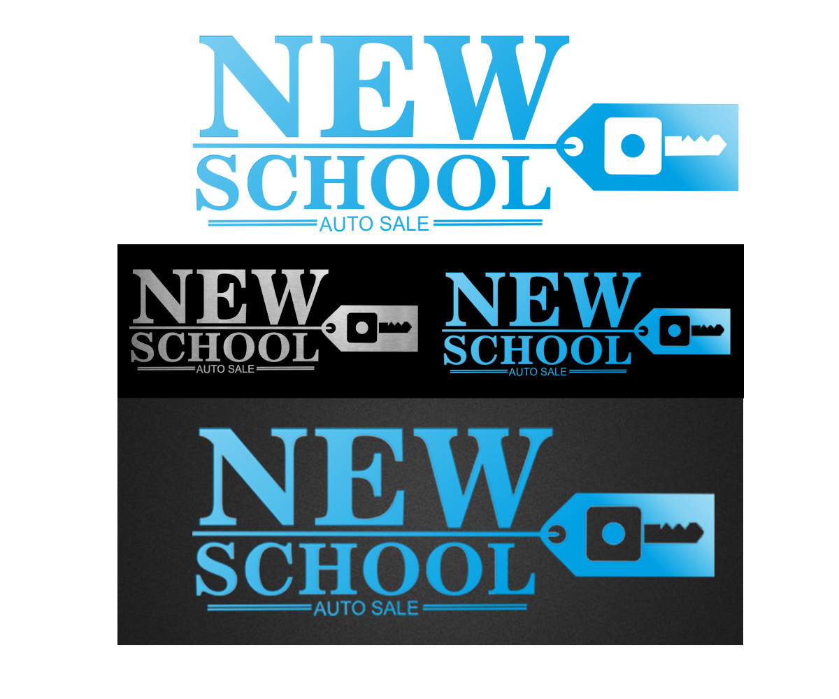 Logo Design by Sebastian94 for New School Auto  | Design #4481289