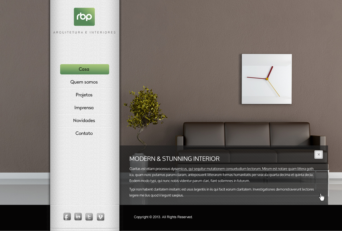Web Design by Infinity Pix for RBP Arquitetura e Interiores | Design #4390364