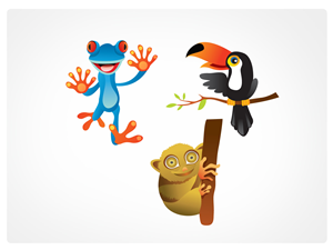 Animal Character Creations | Vector Design by Vicez