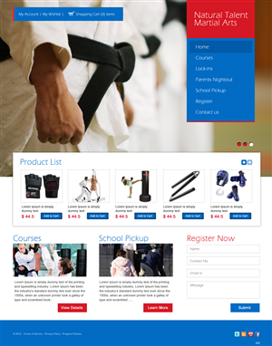Wordpress Design by pb for MyAcadia, LLC | Design: #1241210