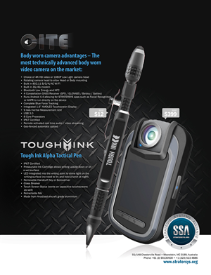Police Technology Full Page Magazine Ad Creation | Advertisement Design by IG Creative Solutions