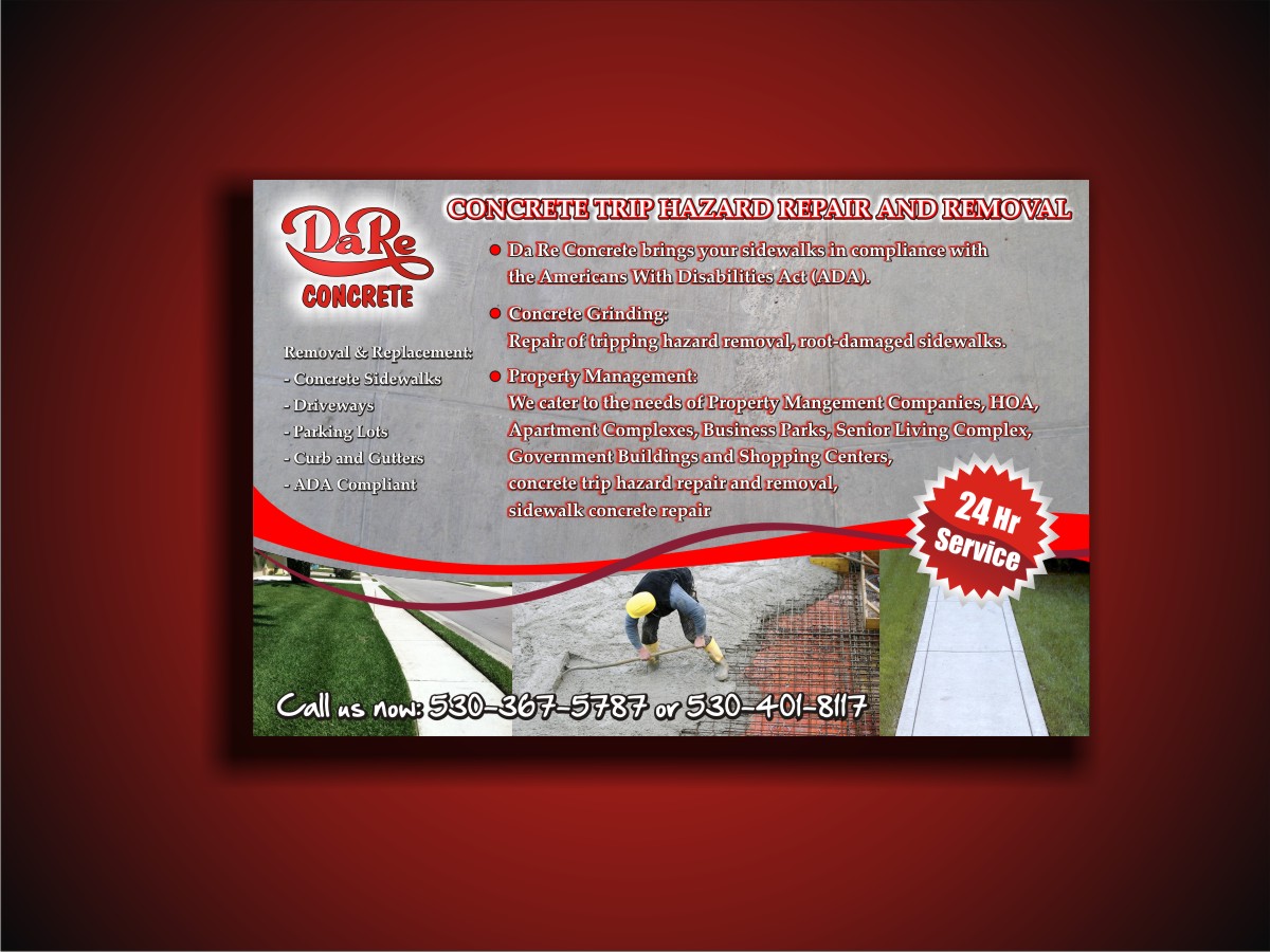 Diseño de Tarjeta por Amduat Design para Da Re Concrete | Diseño #1248972