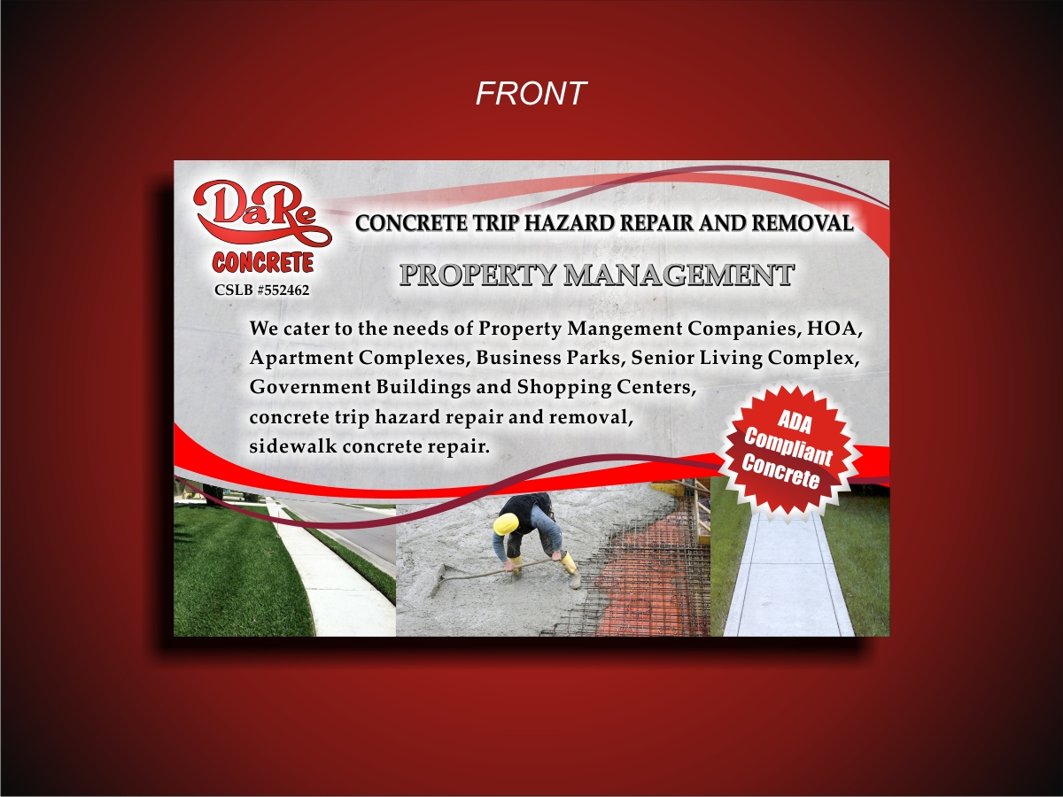 Diseño de Tarjeta por Amduat Design para Da Re Concrete | Diseño #1255882