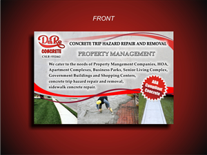 Diseño de Tarjeta por Amduat Design para Da Re Concrete | Diseño: #1255882