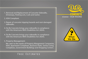 Diseño de Tarjeta por Yas media para Da Re Concrete | Diseño: #1251042