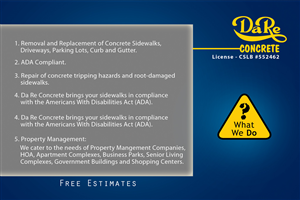 Diseño de Tarjeta por Yas media para Da Re Concrete | Diseño: #1251047