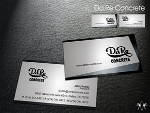 Diseño de Tarjeta por sadzip para Da Re Concrete | Diseño #1239535