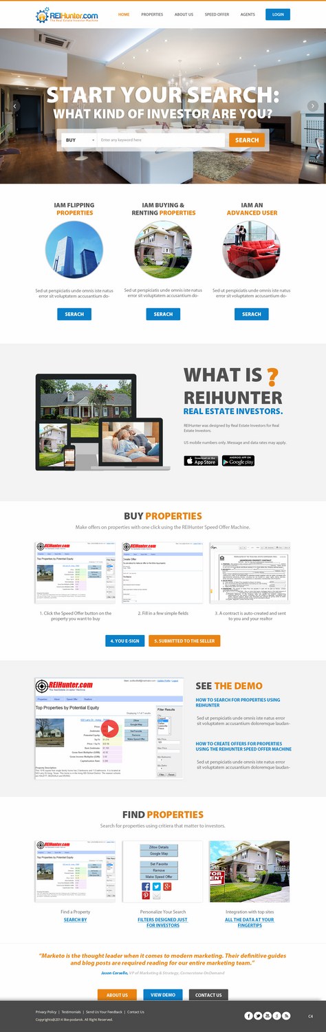 Web Design by pb for jdeation | Design #4338324