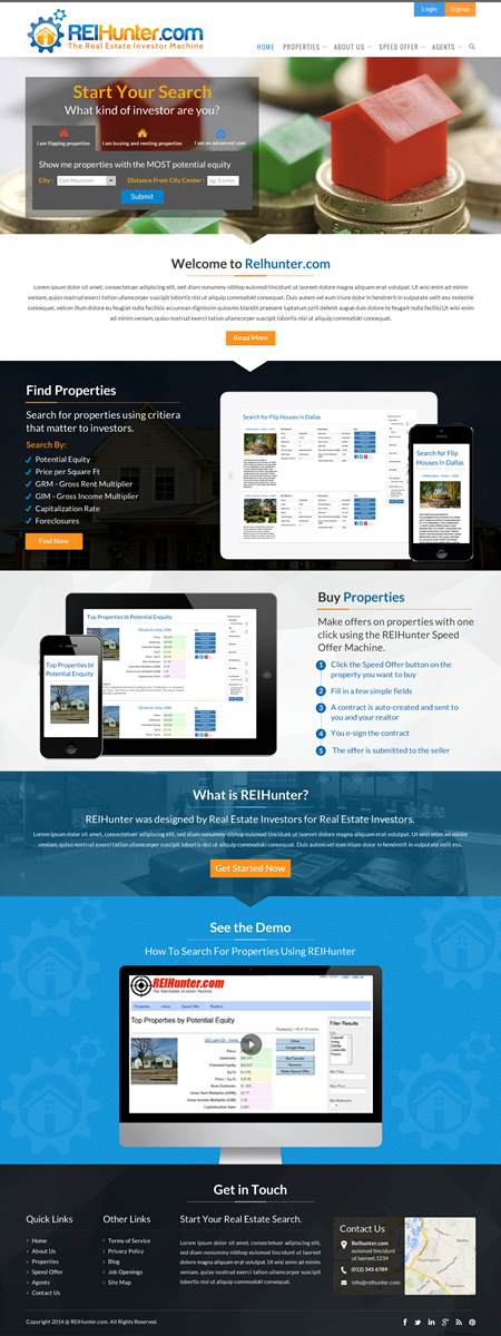 Web Design par Sbss pour jdeation | Design #4359542