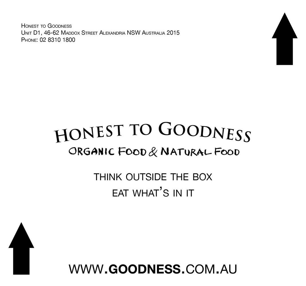 Packaging Design by Jason Sagat for Honest to Goodness | Design #1241598