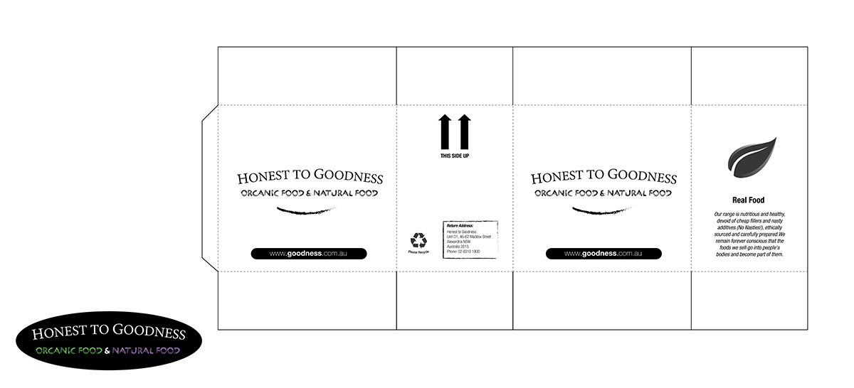Packaging Design by BeeforBeagle for Honest to Goodness | Design #1234186