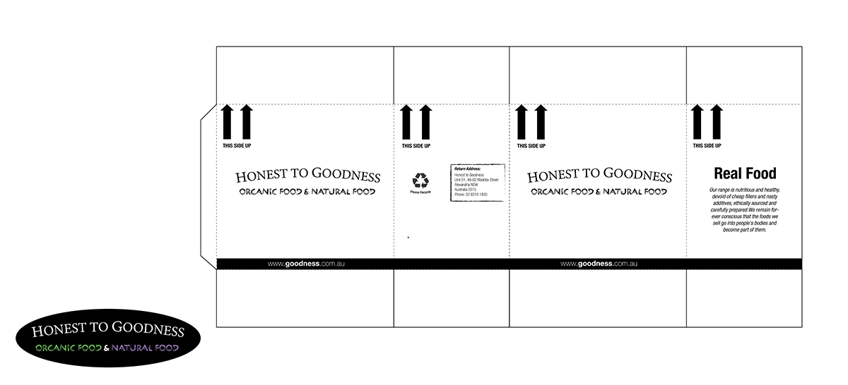 Packaging Design by BeeforBeagle for Honest to Goodness | Design #1235959