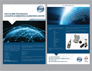 Flyer for Internationally Accredited Calibration Laboratory | Graphic Design by Pinky 