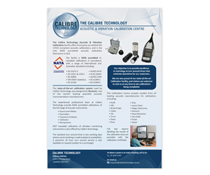 Flyer for Internationally Accredited Calibration Laboratory | Grafik-Design von Designermilk