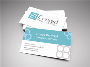 Business Card Design by NadiaC for Conrad Properties | Design: #4343215