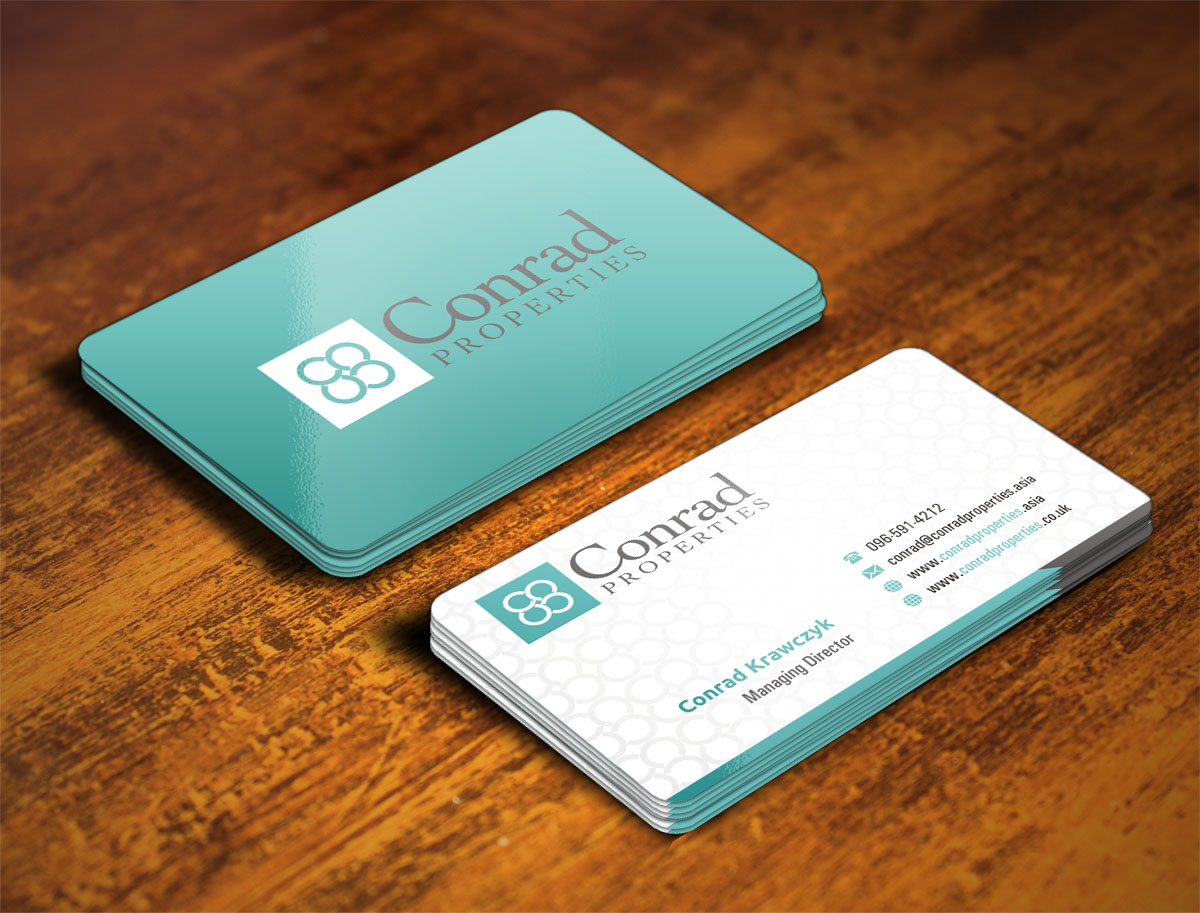 Business Card Design by INDIAN_Ashok for Conrad Properties | Design #4327101