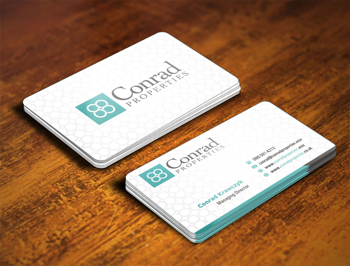 Business Card Design by INDIAN_Ashok for Conrad Properties | Design #4327102
