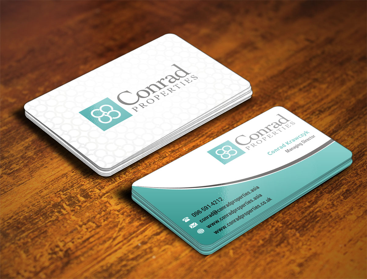 Business Card Design by INDIAN_Ashok for Conrad Properties | Design #4327104