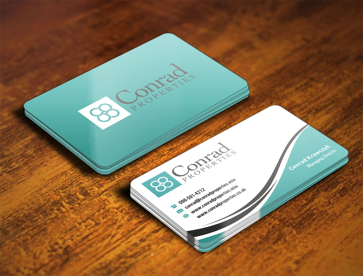 Business Card Design by INDIAN_Ashok for Conrad Properties | Design #4327121
