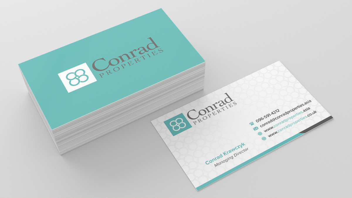 Business Card Design by INDIAN_Ashok for Conrad Properties | Design #4333450