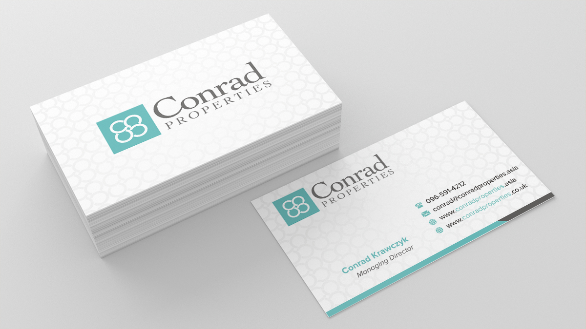 Business Card Design by INDIAN_Ashok for Conrad Properties | Design #4333470