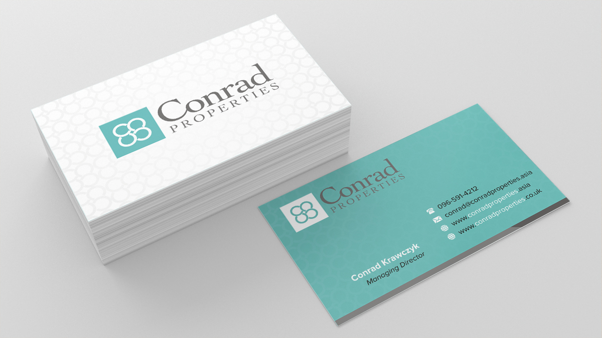 Diseño de Tarjeta de Presentación por INDIAN_Ashok para Conrad Properties | Diseño #4348137