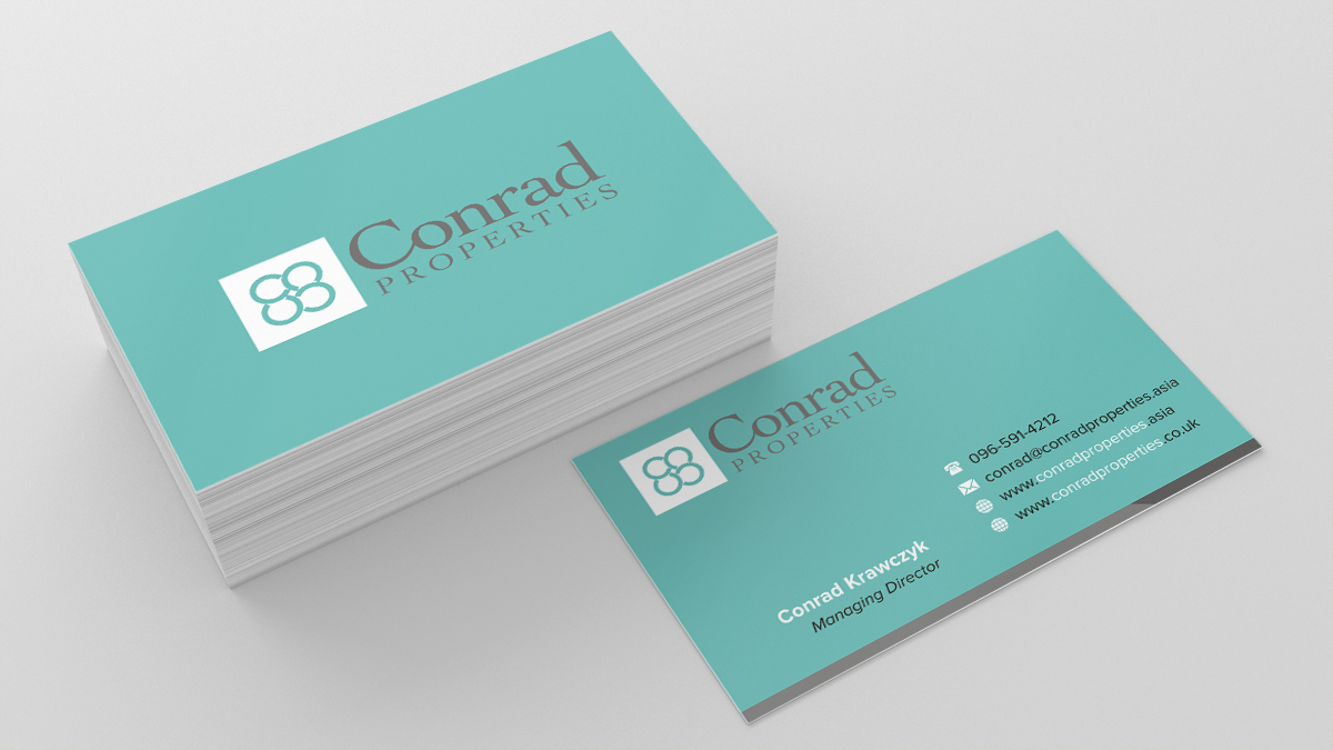 Business Card Design by INDIAN_Ashok for Conrad Properties | Design #4348152