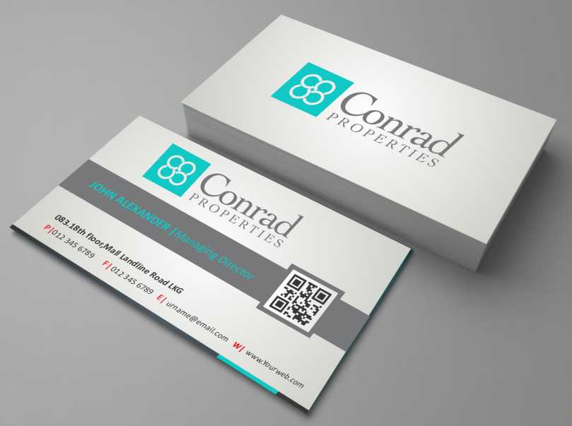 Business Card Design by AwsomeD for Conrad Properties | Design #4331484