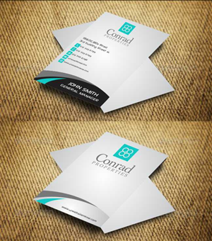 Business Card Design by AwsomeD for Conrad Properties | Design: #4331500