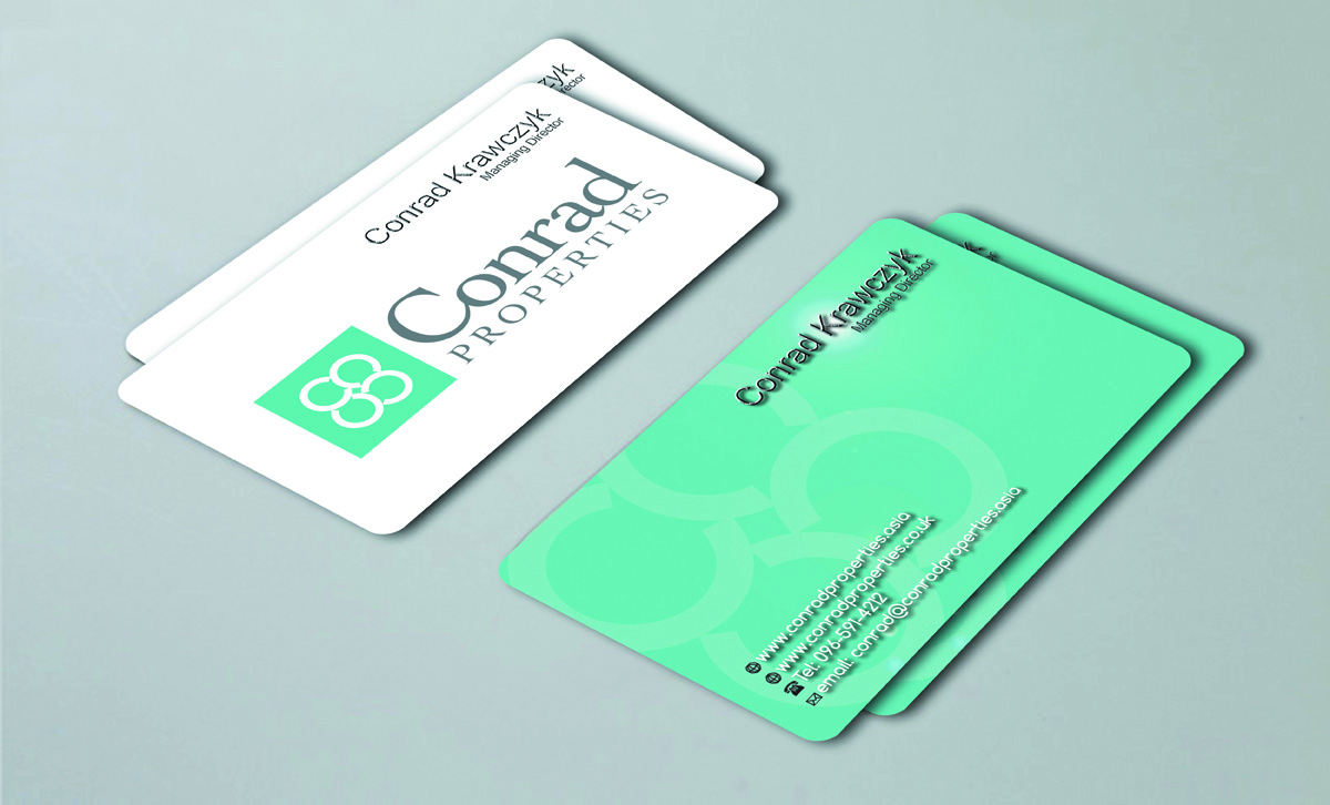 Business Card Design by qabeelqasim for Conrad Properties | Design #4348667