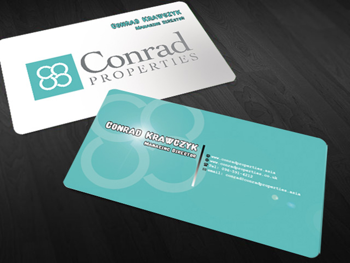 Business Card Design by qabeelqasim for Conrad Properties | Design #4372198