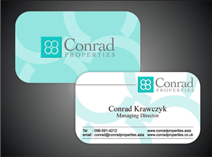 Business Card Design by Ron_Hab Graphics for Conrad Properties | Design: #4342297