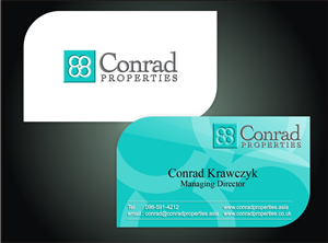Business Card Design by Ron_Hab Graphics for Conrad Properties | Design: #4342723