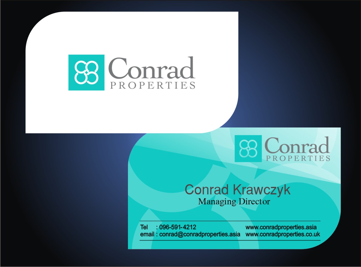 Business Card Design by Ron_Hab Graphics for Conrad Properties | Design #4355800