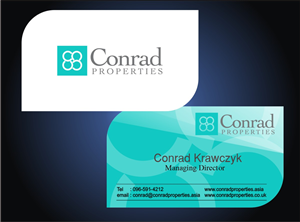Business Card Design by Ron_Hab Graphics for Conrad Properties | Design: #4355800