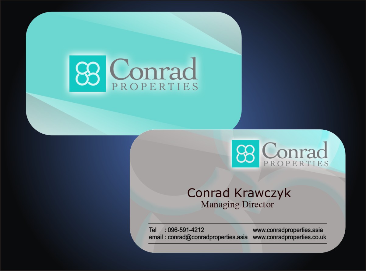 Design de Carte de Visite par Ron_Hab Graphics pour Conrad Properties | Design #4355803