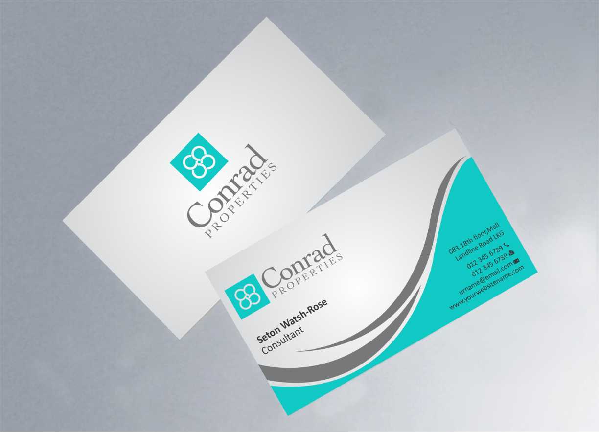 Visitenkarten-Design von szabist für Conrad Properties | Design #4331789