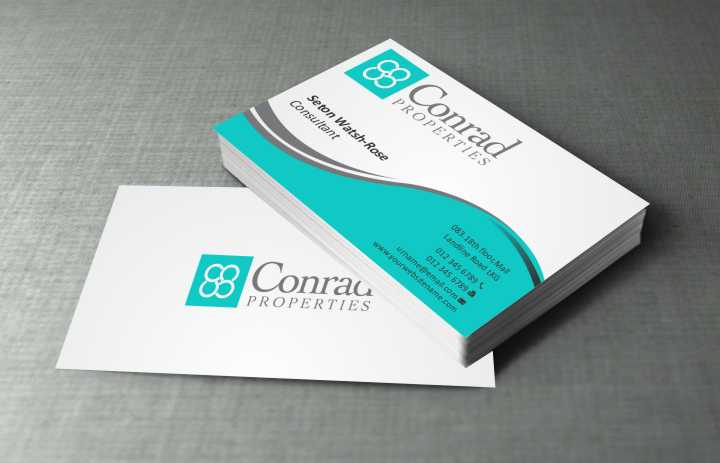 Business Card Design by szabist for Conrad Properties | Design #4331795