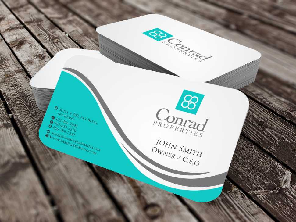 Visitenkarten-Design von szabist für Conrad Properties | Design #4331803