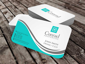 Visitenkarten-Design von szabist für Conrad Properties | Design #4331803